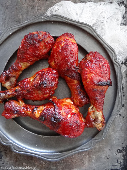 Kurczak na słodko-ostro w glazurze z chilli i miodu