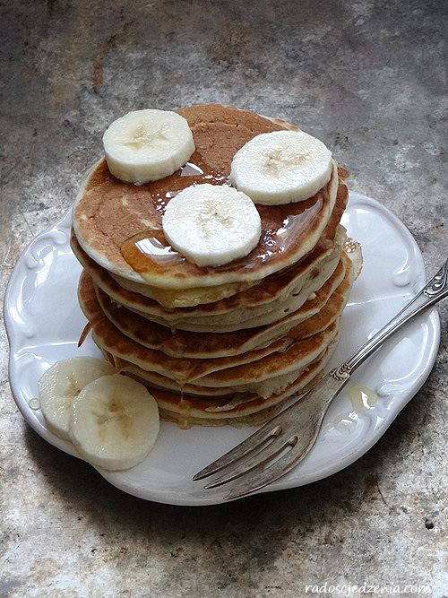 Bananowe pancakes wg Nigelli Lawson